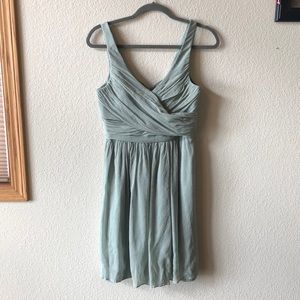 J. Crew Heidi Dusty Shale Formal Dress